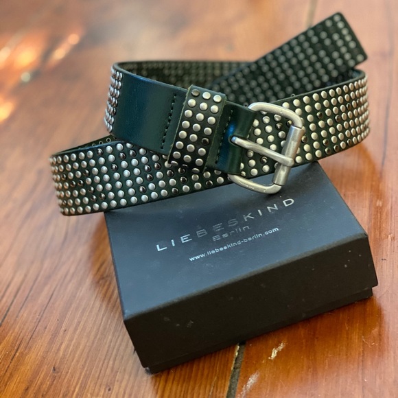 Liebeskind Accessories - LIEBESKIND Berlin green leather belt